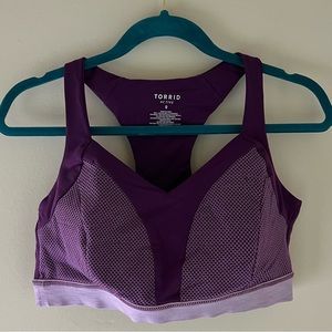 Torrid Purple Athletic Bra